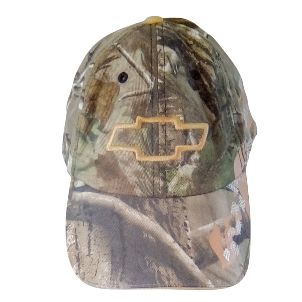 Chevrolet Camo Hat Paramount Outdoors Chevy Trucker Baseball Cap